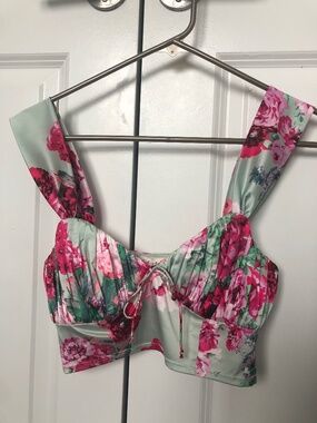 Floral crop top